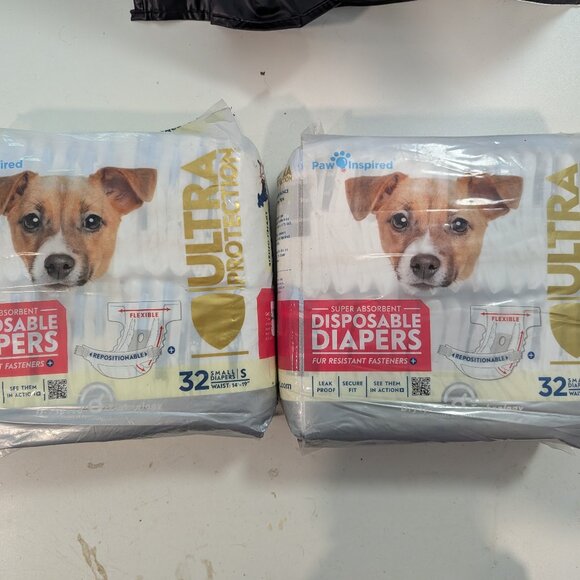 Paw Inspired Ultra Protection Disposable Dog Diapers - Size Small - NWT - Picture 1 of 4